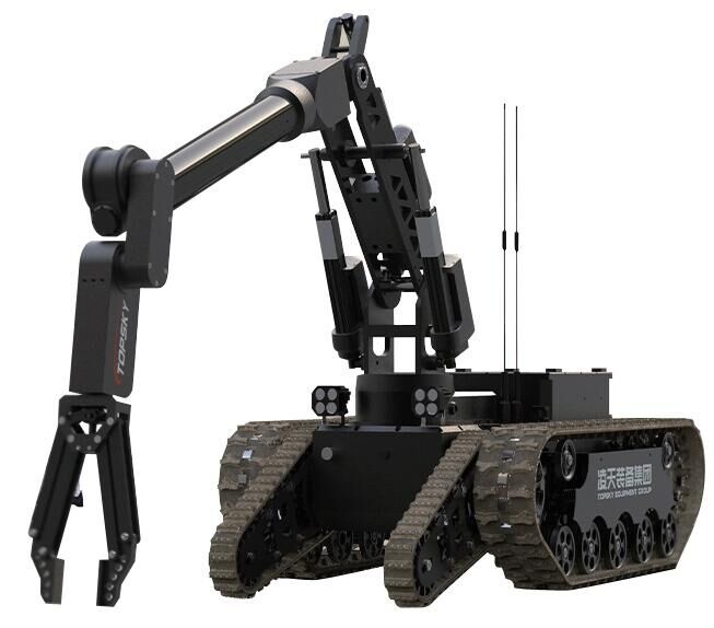 重型排爆機器人（重量450kg,夾持力100kg，前后雙擺臂）【第5代】